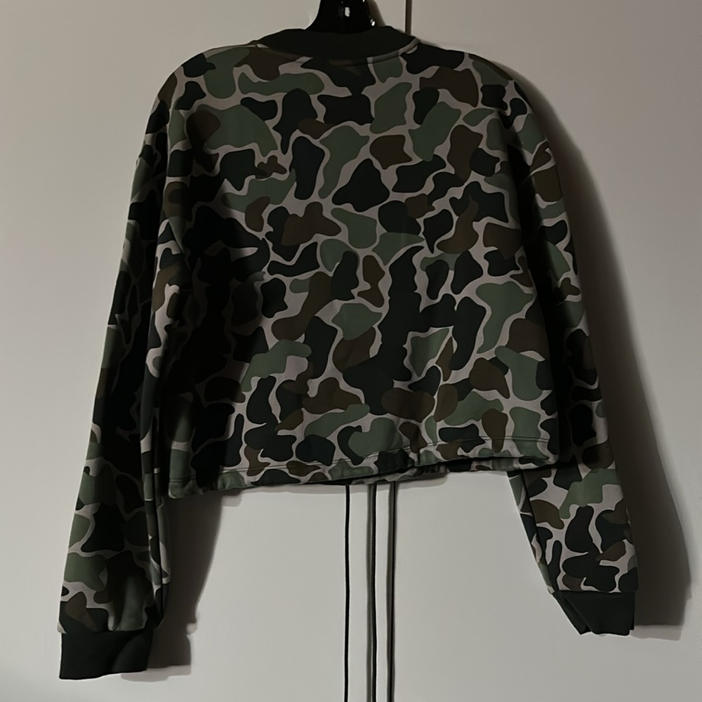 {EUC} ADIDAS Originals Camo Trefoil Sweatshirt - Picture 9 of 12